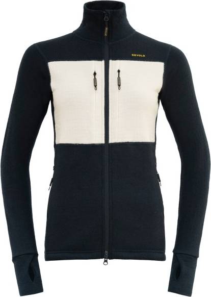 Devold Egga Grid Merino Jacket - Ink/Offwhite