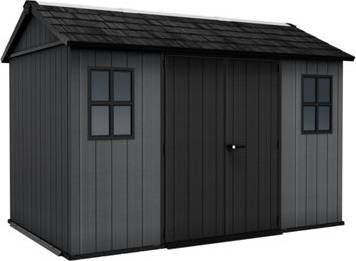 Keter storage shed Keter Keter Newton Plus Horizontal 2 Windows Base