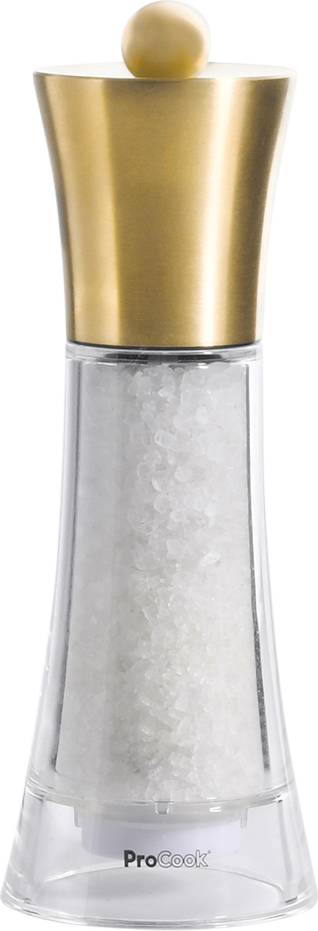 Procook ProCook Tableware Gold Salt Pepper Mill