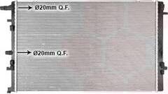 Van Wezel Radiator, engine cooling 43012714 International Radiators 43012714