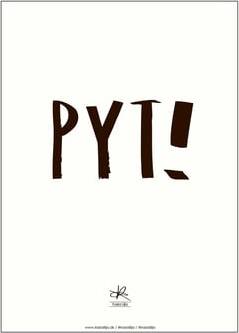 Poster Poster & Frame Poster&Frame Pyt B Plakat