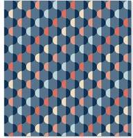 Warren Reed Geometric Pattern Kitchen Blue Splash Guard