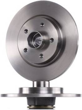 Ridex Brake Disc Rear Axle Uncoated Untreated