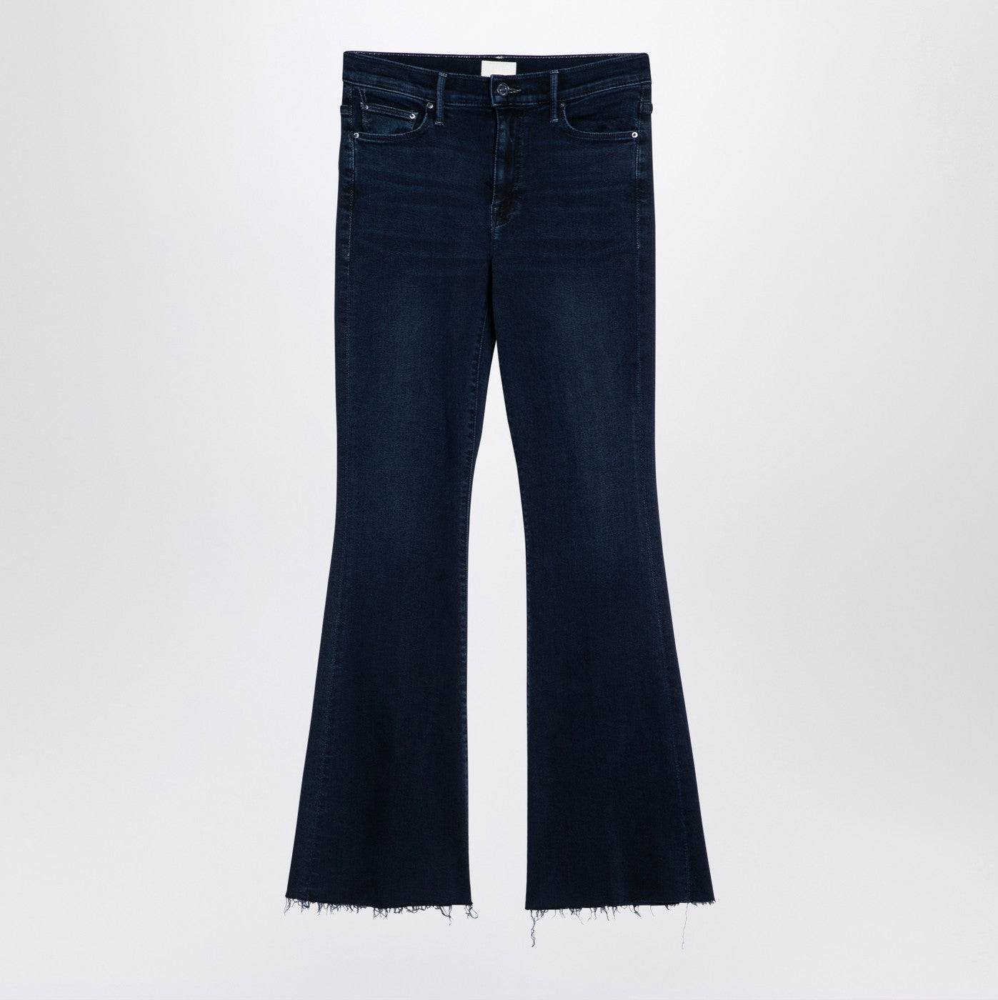 Mid Rise Flared Jeans - Dark Blue