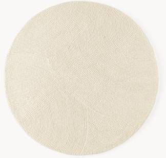 Westwing Collection Round Hand-Tufted Wool Rug Eleni