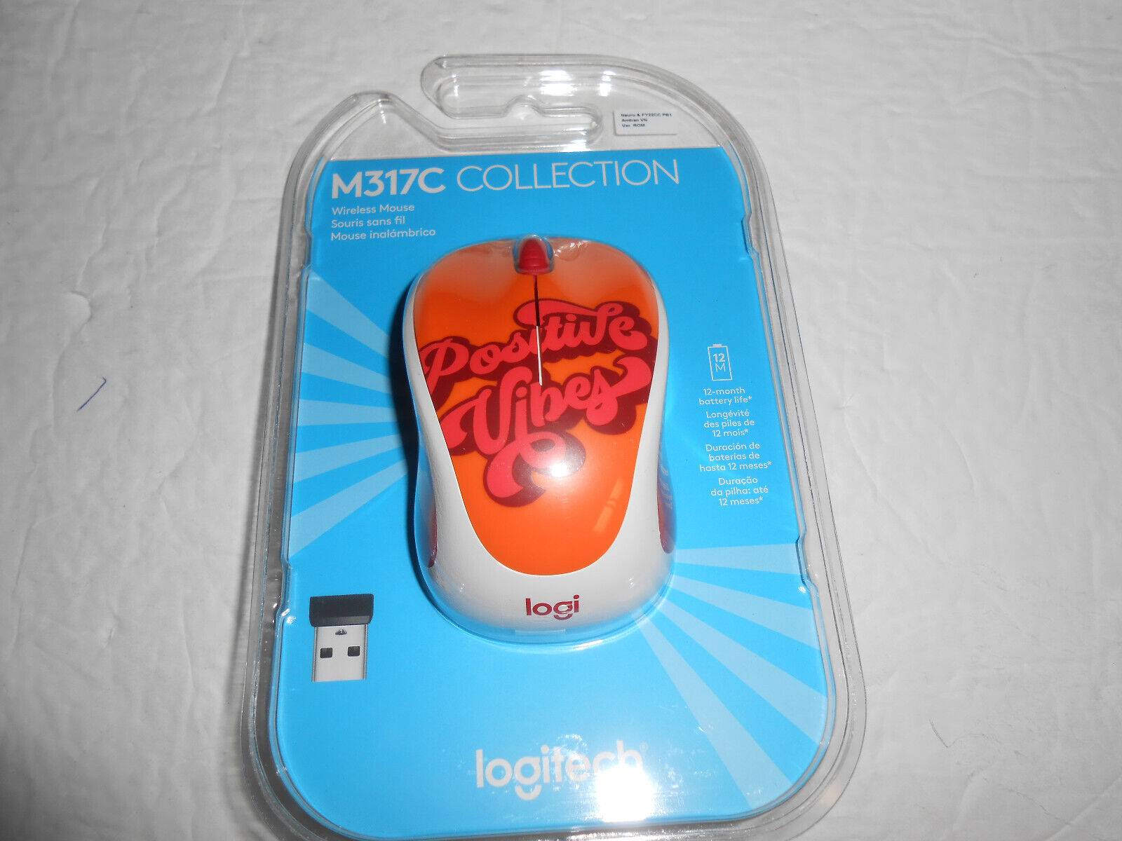 Logitech Design Collection Edition Wireless 3-button Positive Vibes