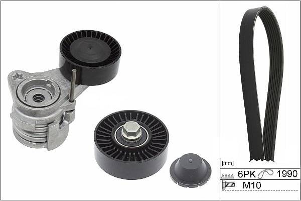INA V-Ribbed Belt Kit