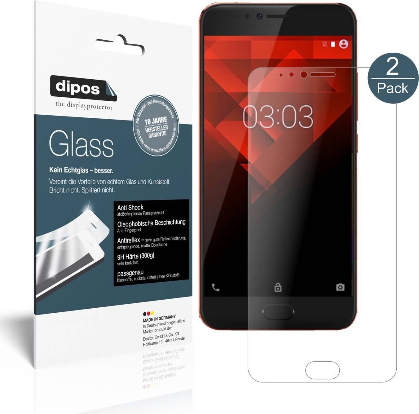 Dipos Screen Protector For Noa Element H10LE Matte 9H