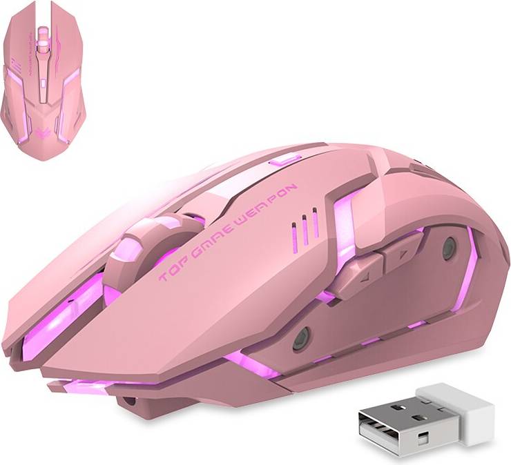 Optisk USB-Mus - Rosa
