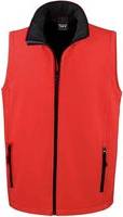 Printable Result Core Printable Soft Shell Bodywarmer Red