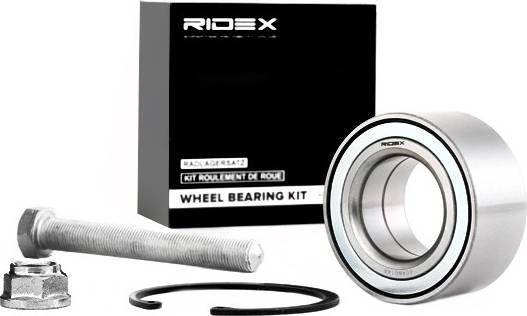 Ridex Wheel Bearing Kit Rear Axle Both Sides
