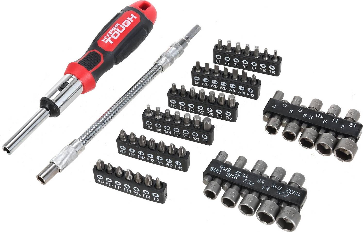 Hyper Tough 64 multi-type set Bit Screwdriver