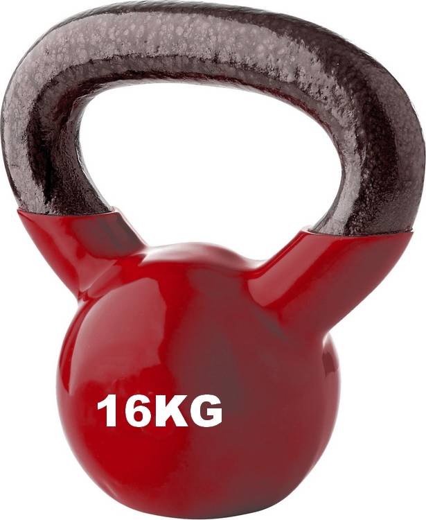 Kettlebell 16kg Rouge