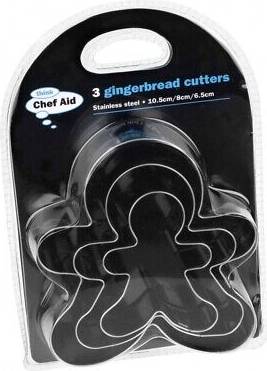 Chef Aid Gingerbread Man Set Cookie Cutter