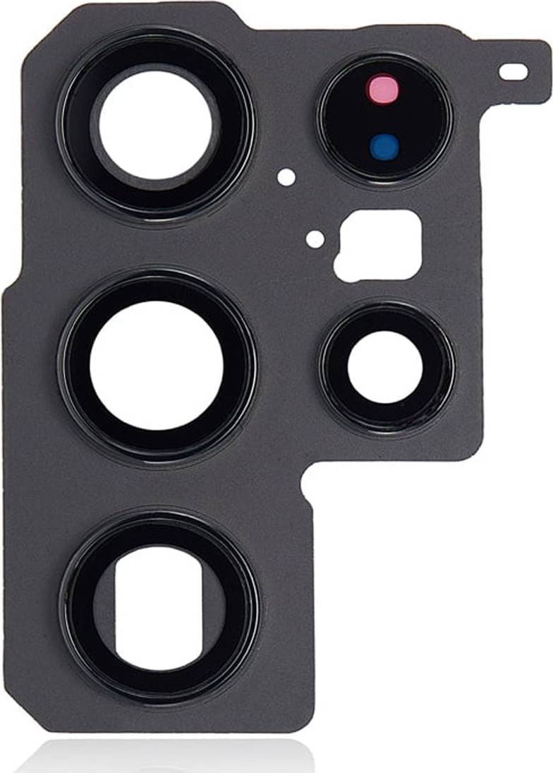 Esource Parts Replacement Rear Camera Glass Lens With Bezel for Galaxy S22 Ultra