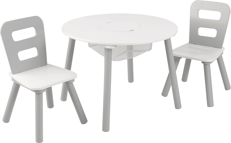 Ensemble Table Ronde Et 2 Chaises 26165