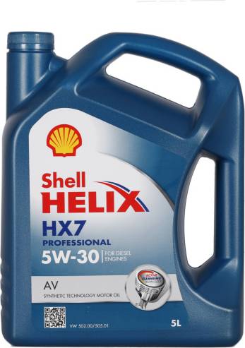 Motorolie 5w30 shell Shell Helix HX7 Prof AF 5w30