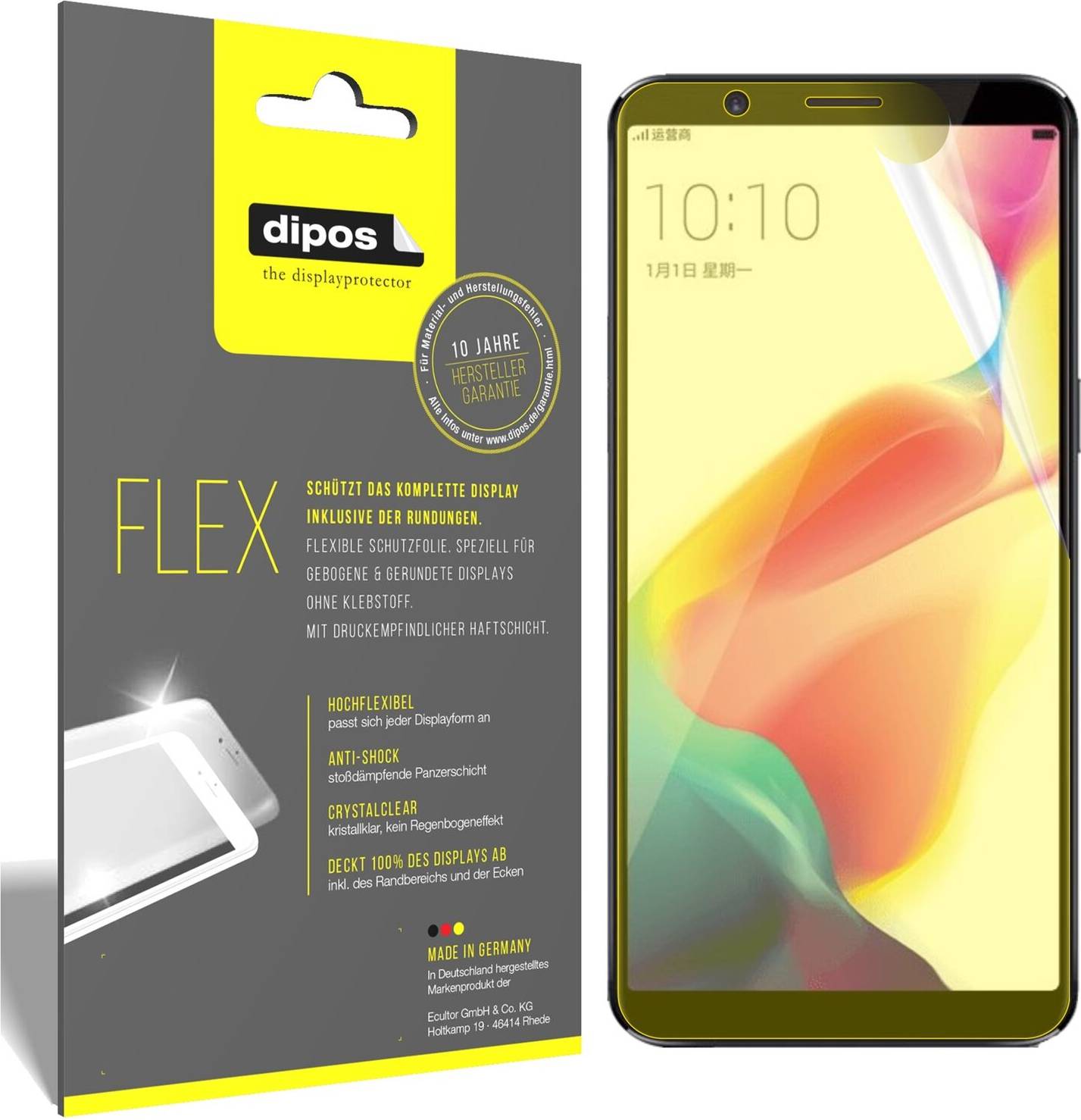 Dipos 3x Screen Protector Oppo R11s Plus