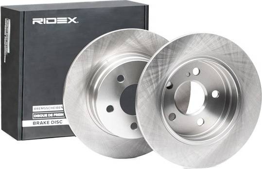 Ridex Brake Disc Rear Axle Uncoated Untreated
