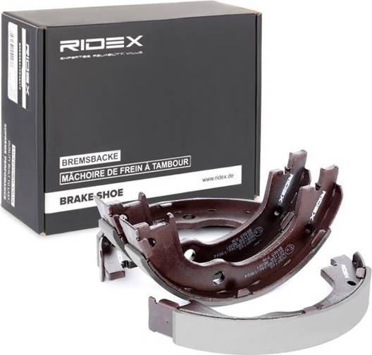 Ridex Brake Shoes Rear Axle 188mm