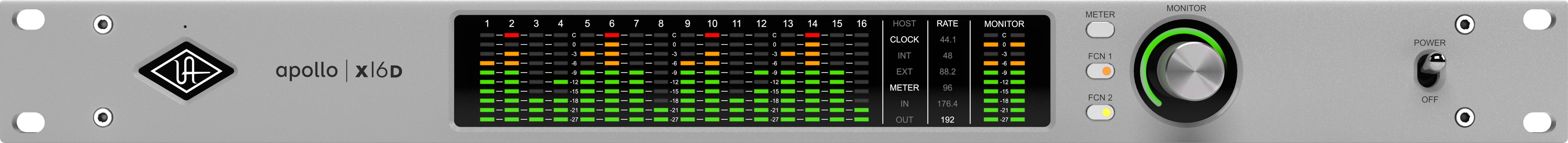 Apollo audio Universal Audio Apollo x16D Essentials Thunderbolt 3 Rack Interface