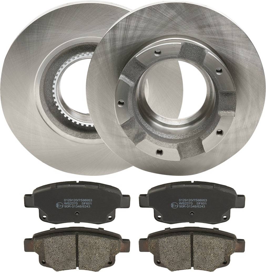 Ridex Brake Disc And Pads Set Rear Axle