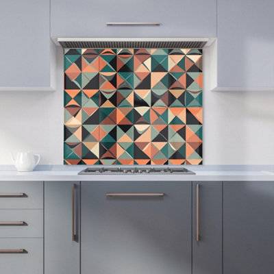 Warren Reed Geometric Print Pattern Kitchen Splash Guard