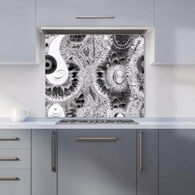 Warren Reed Abstract Moon Sun Kitchen Splash Guard