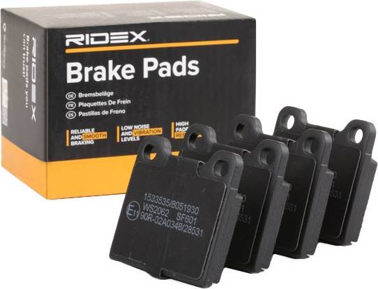Ridex Brake Pad Set Front Axle
