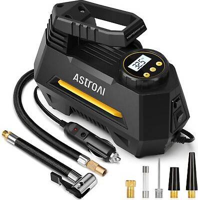 Tyre inflator AstroAI Tyre Inflator Air Compressor 12V, Portable Auto-Stop