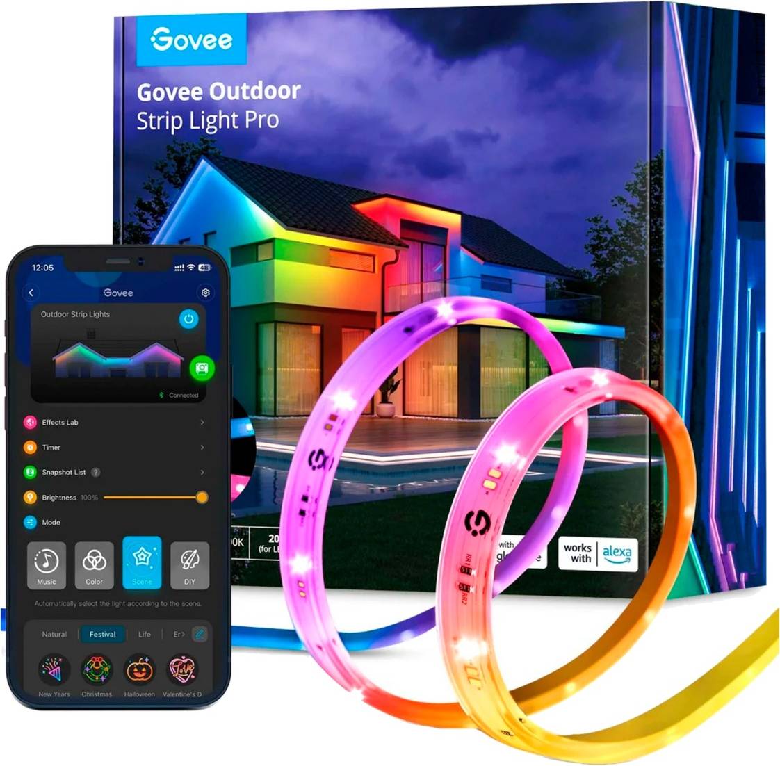 Govee Phantasy LED Multicolour LED bånd