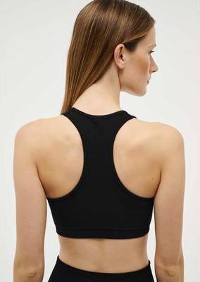 P.E Nation RESTORE SEAMLESS SPORTS BRA IN BLACK