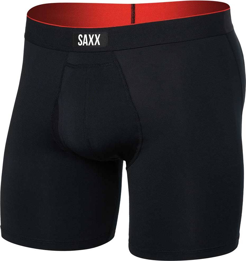 Multi-Sport Mesh Boxer Brief Fly - Sort