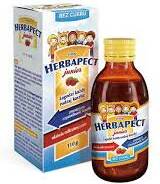 HERBAPECT JUNIOR Raspberry flavoured cough syrup