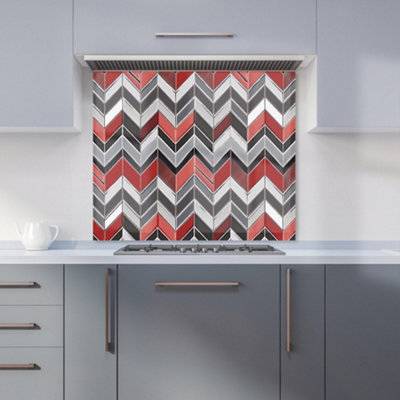 Warren Reed Grey Geometric Pattern Splash Guard