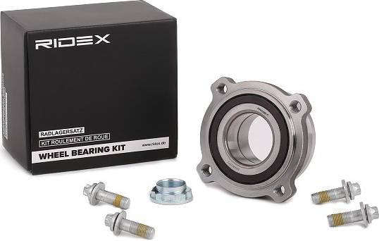 Ridex Wheel Bearing Kit Rear Axle Both Sides