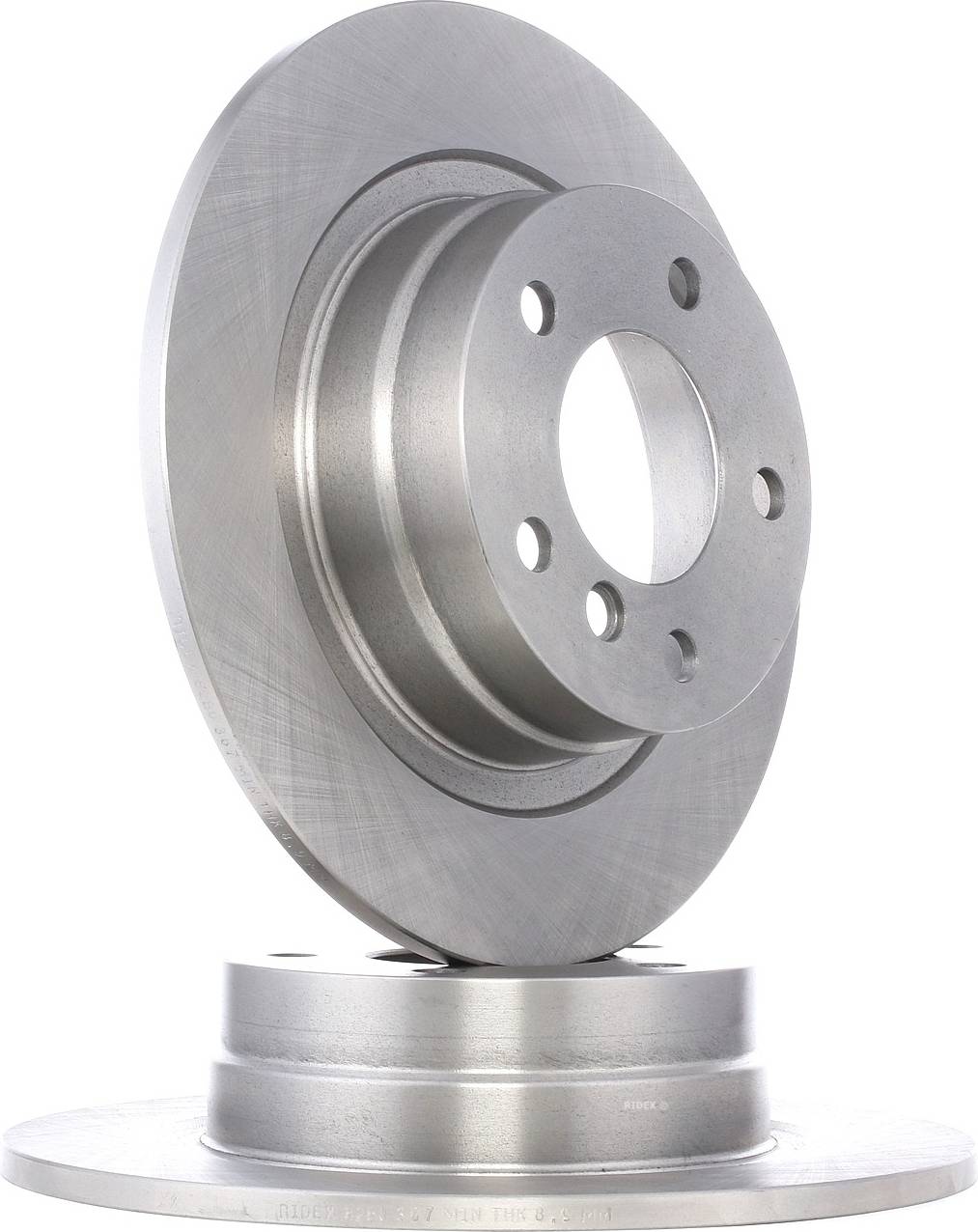 Ridex Brake Disc Rear Axle Uncoated Untreated
