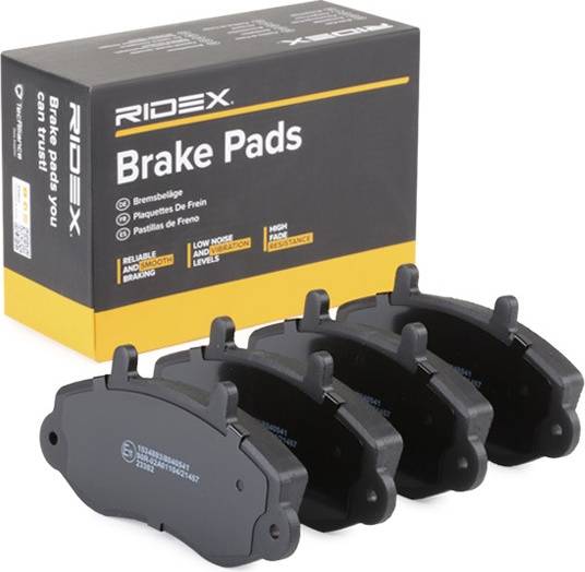 Ridex Brake Pad Set Front Axle