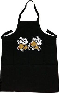 TeeTreeDesigns Cartoon reindeers christmas funny Apron