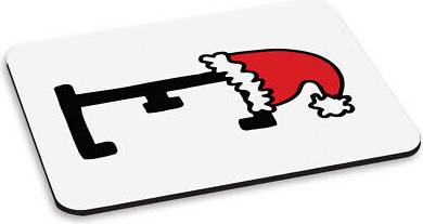 Gift Base Letter e christmas hat pc