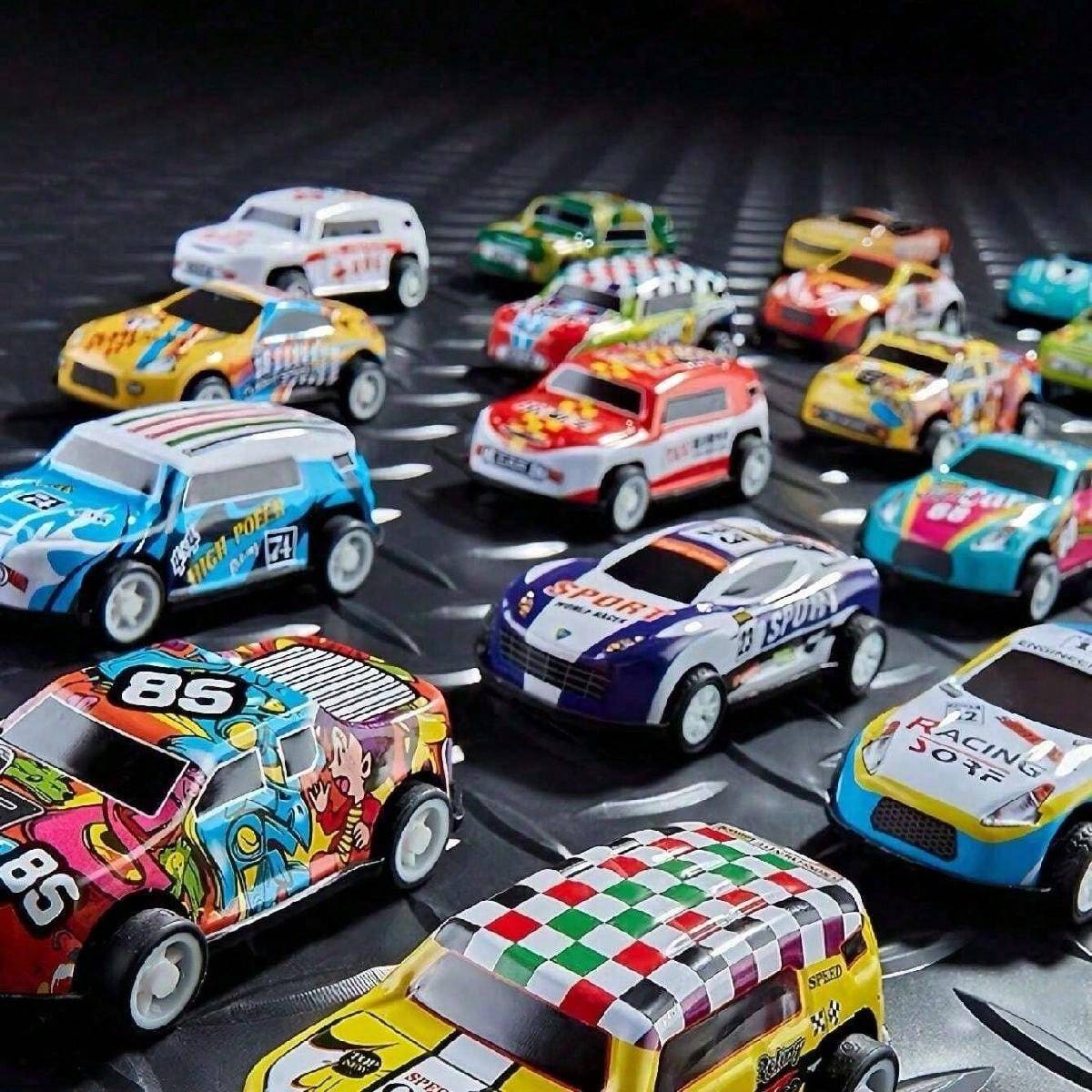 Shein Pull Back Toy Cars - Assorted Colors, Multi-Pack