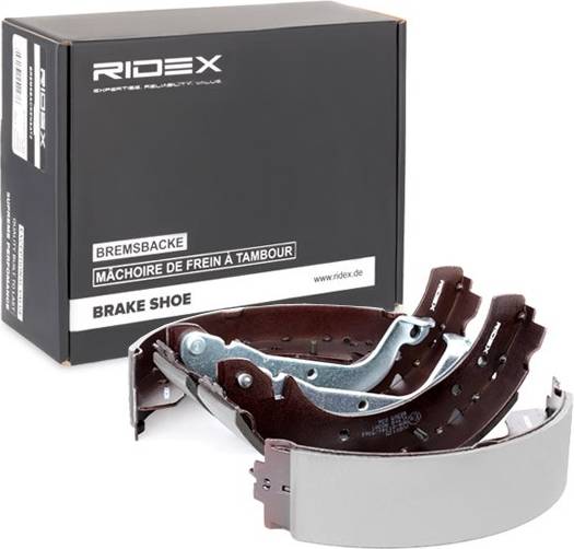 Ridex Brake Shoes Rear Axle 254mm With Lever