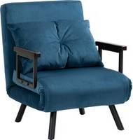 Chair bed Homcom Click Clack Chair Bed, Convertible Sofa