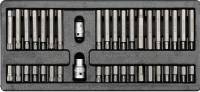 YATO YT-5538 Tool Module Spanner M12 3/8 Inch 40 Pcs Socket Bit
