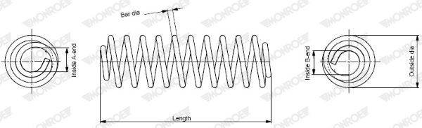 Monroe Coil Spring OESpectrum SP3482
