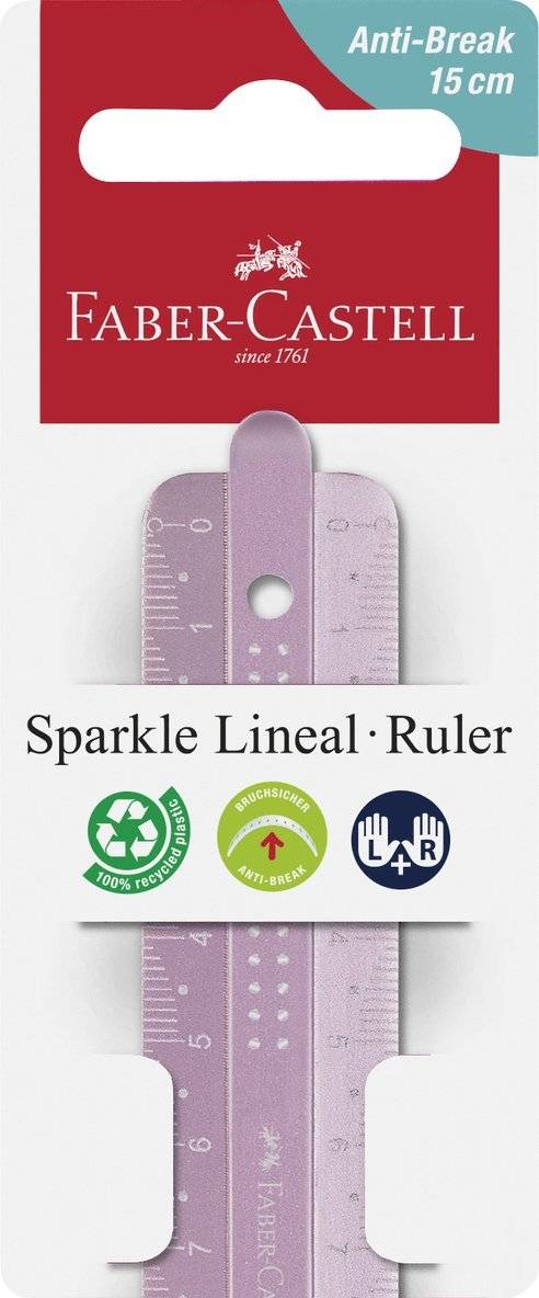 Faber-Castell Sparkle Lineal Ruler 30cm