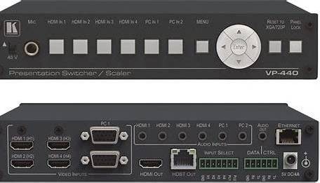 Kramer VP-440 Compact Input Presentation Switcher/Scaler