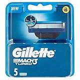 Gillette mach3 turbo Gillette Mach3 Turbo Razor Blades 5 Pack