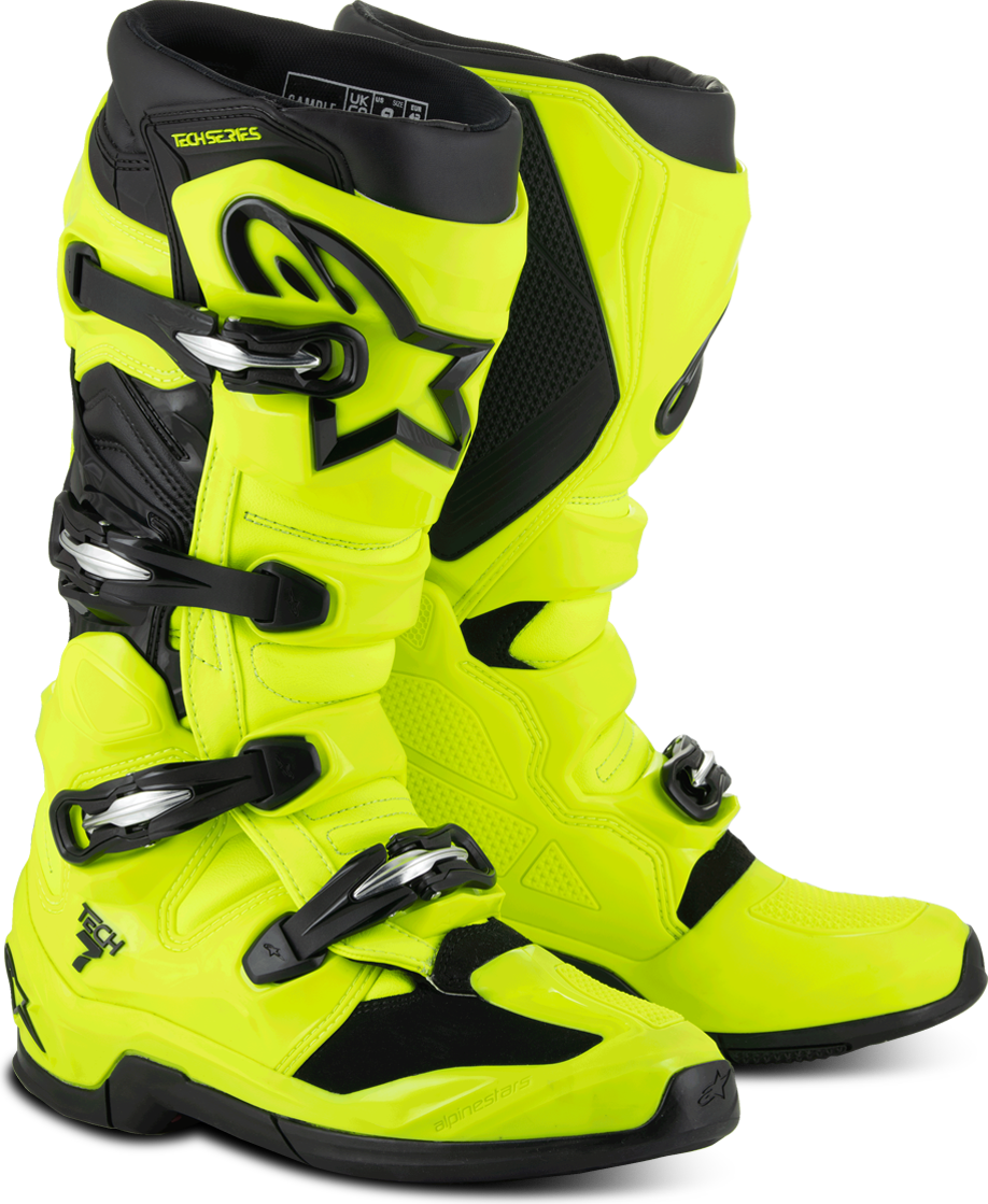 Alpinestars Tech 7 Crossstøvler - Gul/Sort