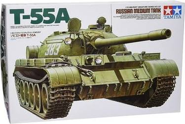 Tamiya Russian Medium Tank T-55a Plastic Model Kit